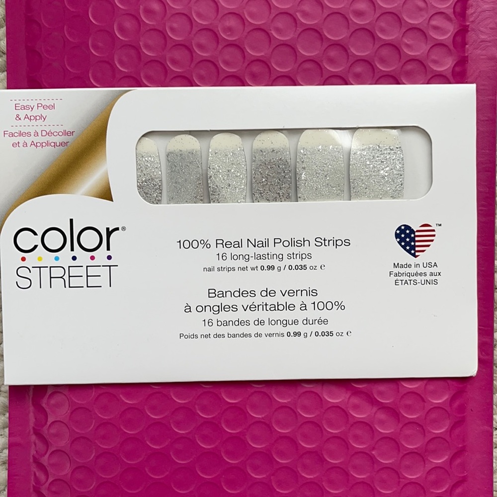 Dripping in diamonds color street nails 2/$20
